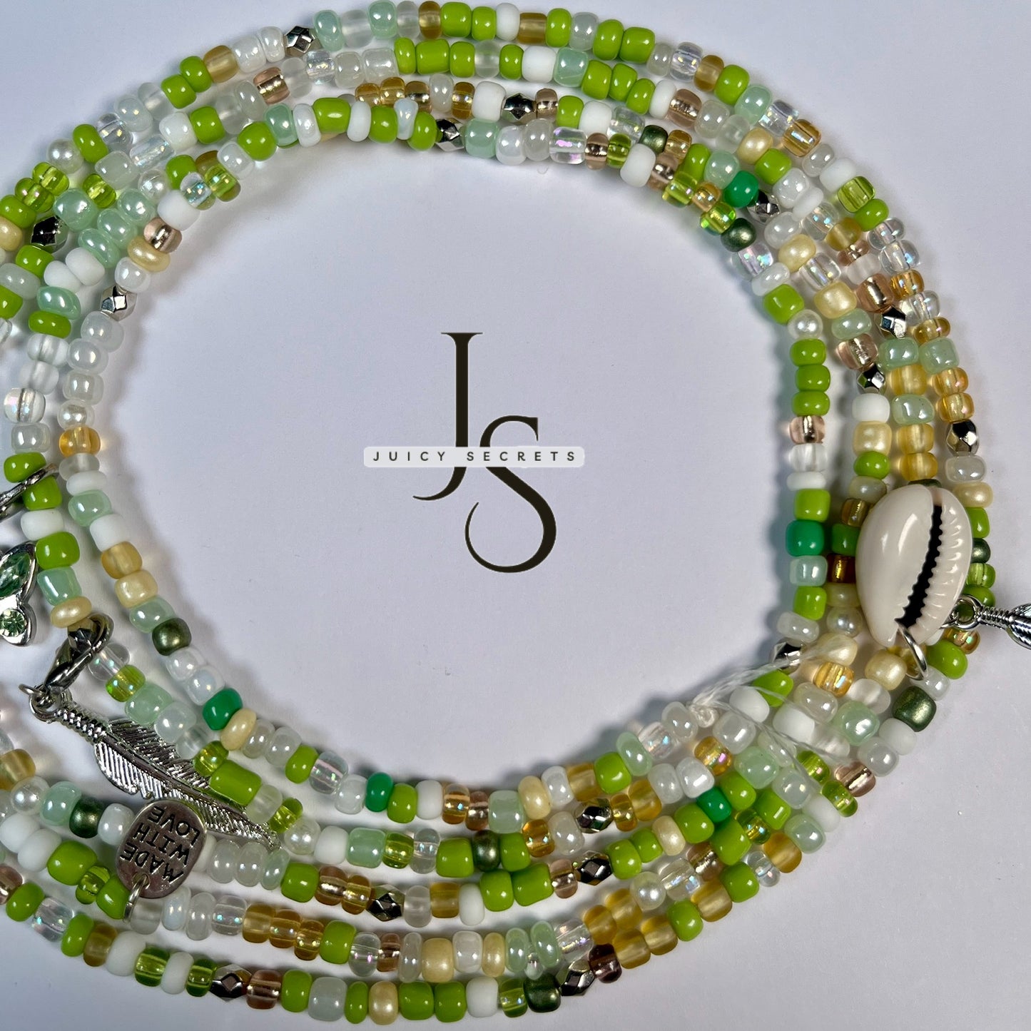 Green Goddess - Summer Waist Beads